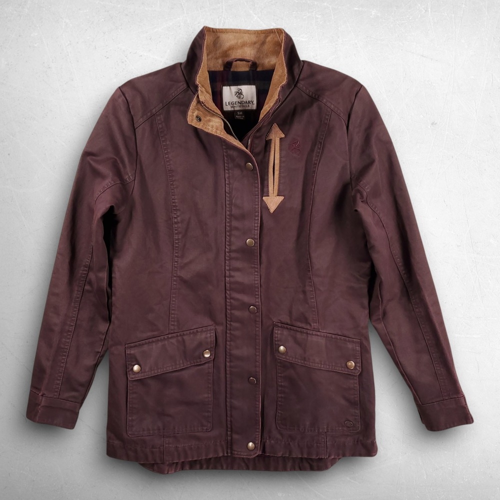 Legendary Whitetails Saddle Country Shirt Jacket Women S Maroon Plaid Gorpcore